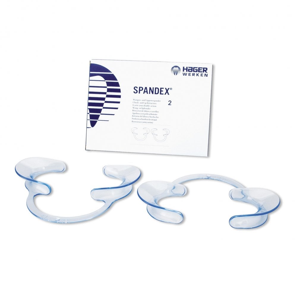 Hager 605454 Spandex Dental Lip Retractor Adult Clear Plastic 2/Pk Hager 605454 Spandex Dental Lip Retractor Adult Clear Plastic 2/Pk